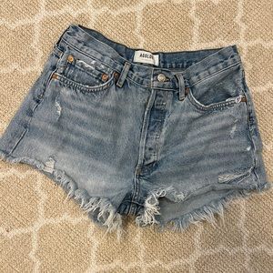 Agolde Parker cut off shorts for spring summer